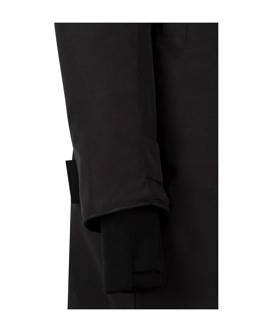 Canada Goose Hooded Down Jacket In Black