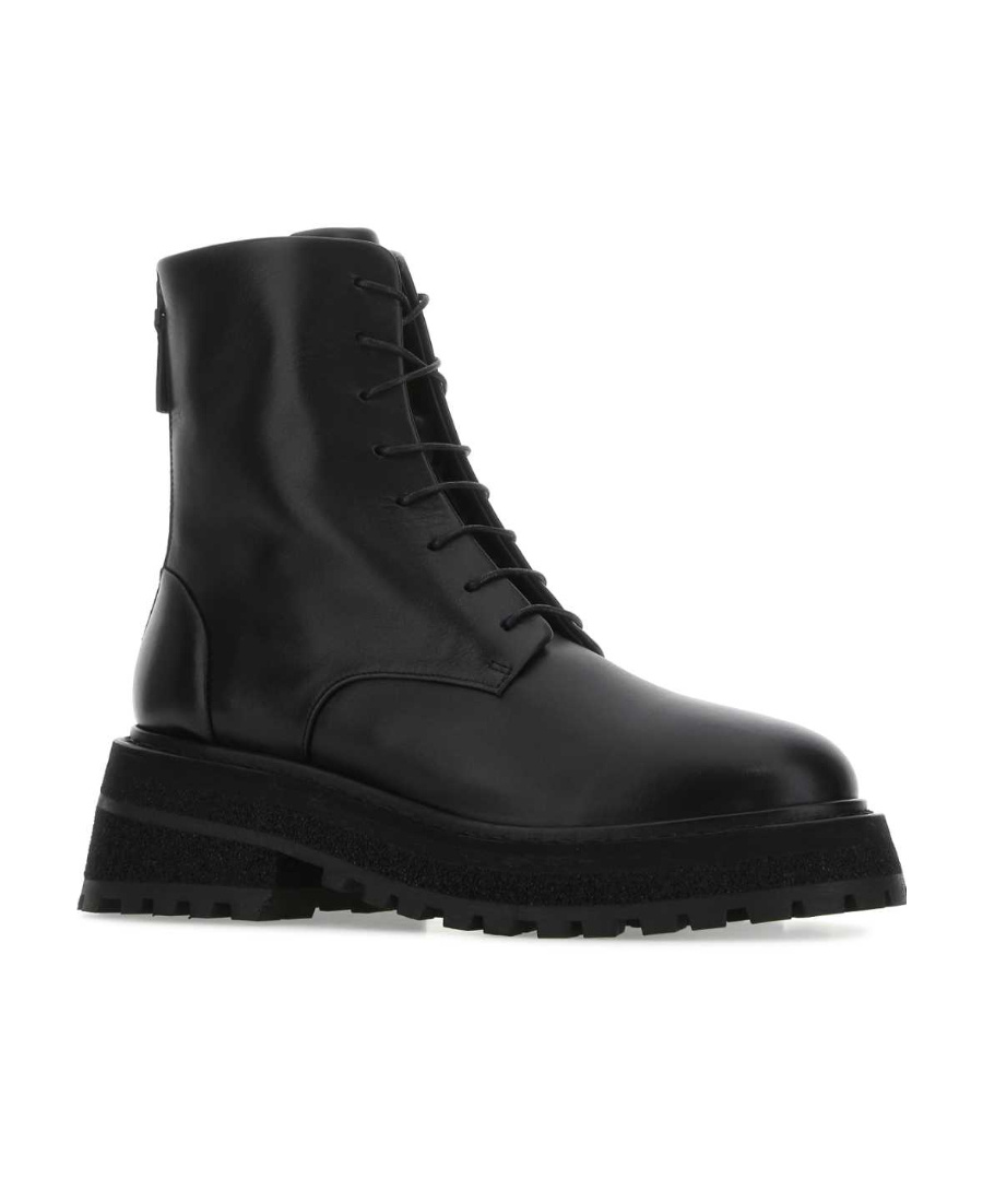Shop Marsèll Logo Lace Up Boots In Black