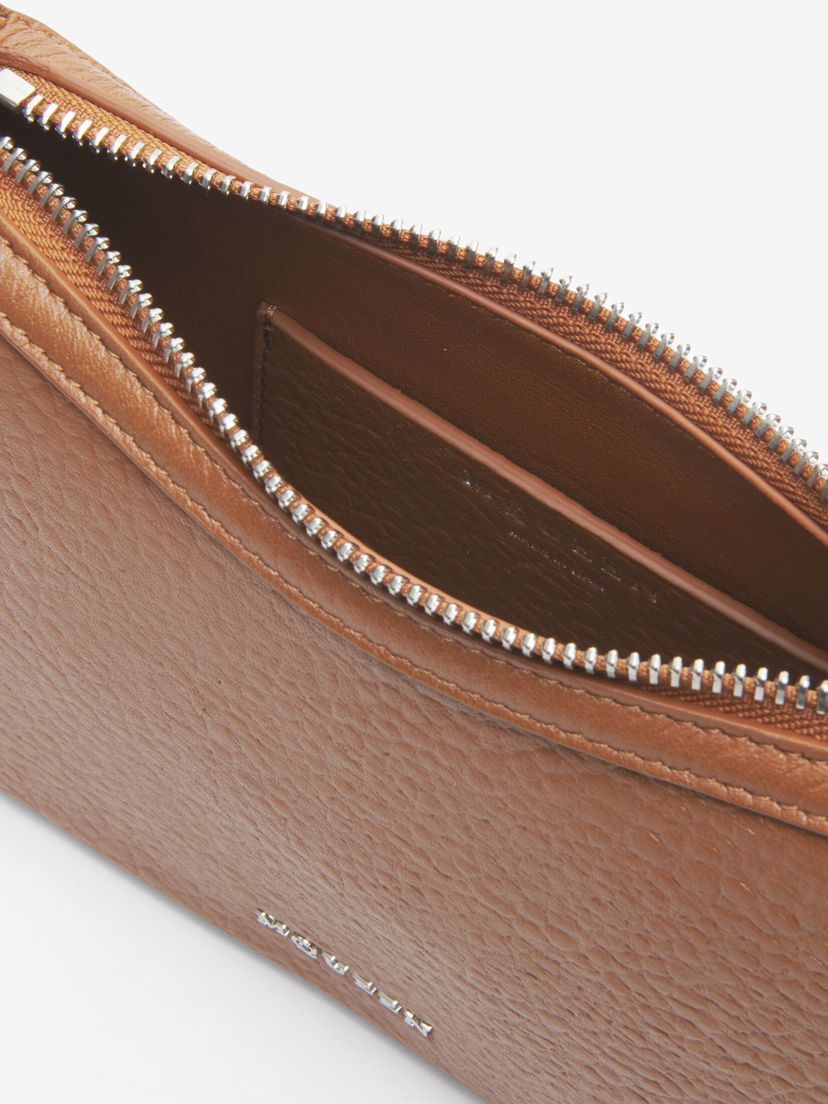 Alexander Mcqueen Mini Lambskin T-bar Shoulder Bag In Brown