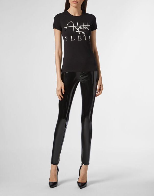 Philipp Plein Logo Details T-shirt In Black
