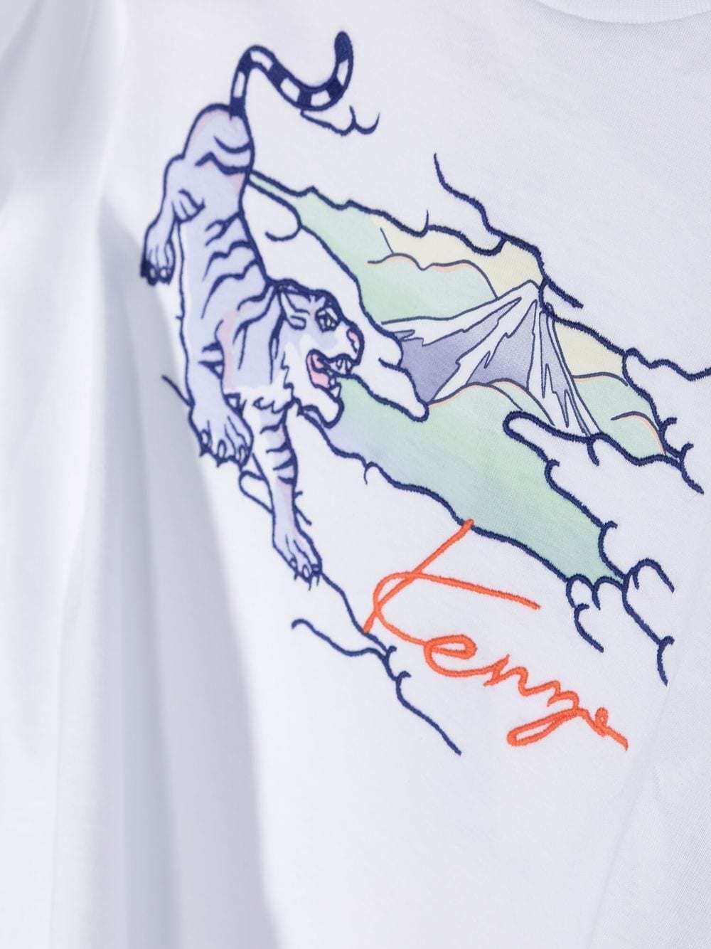KENZO T-SHIRT WITH ROUND NECK AND SHORT SLEEVES
