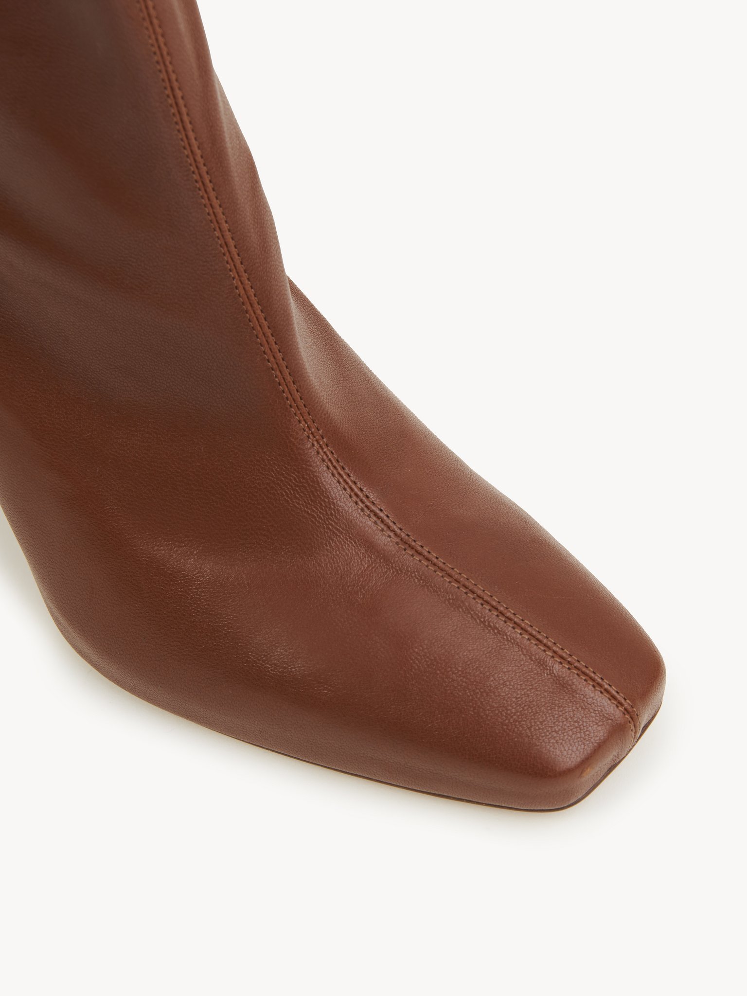 Chloé 95mm Ambre Boots In Brown