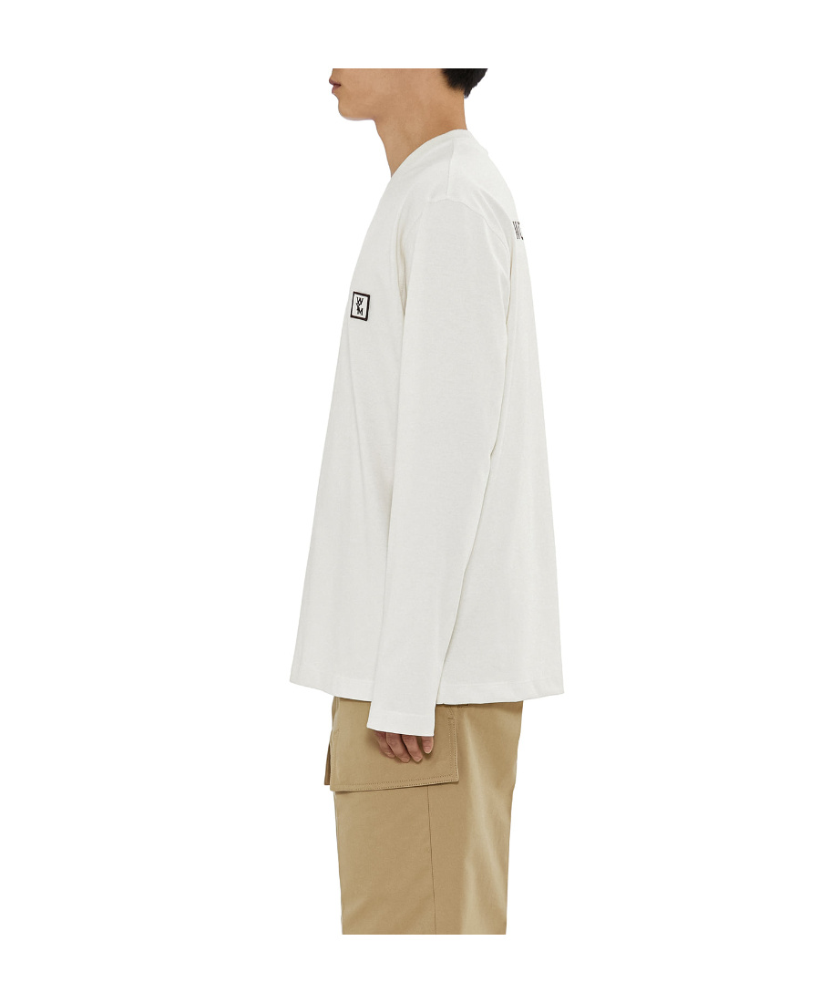 Wooyoungmi Backlogo Long-sleeved T-shirt In White