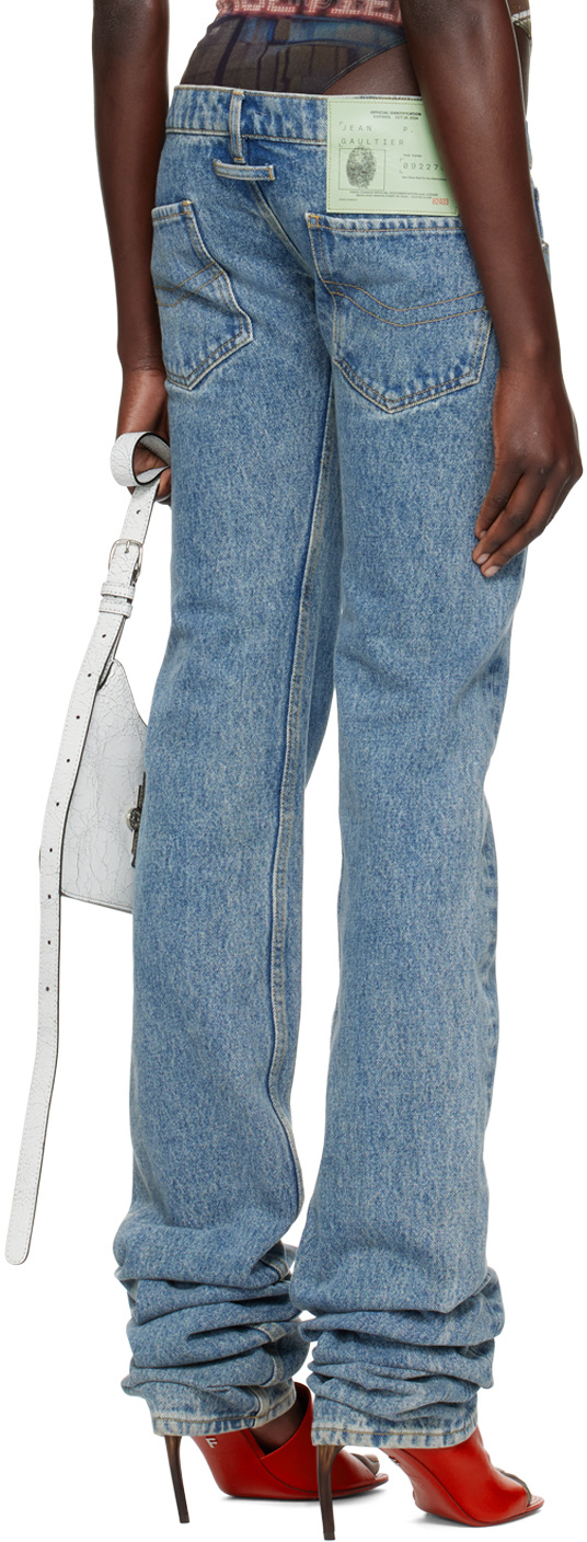 Jean Paul Gaultier Edition Jeans In Blue