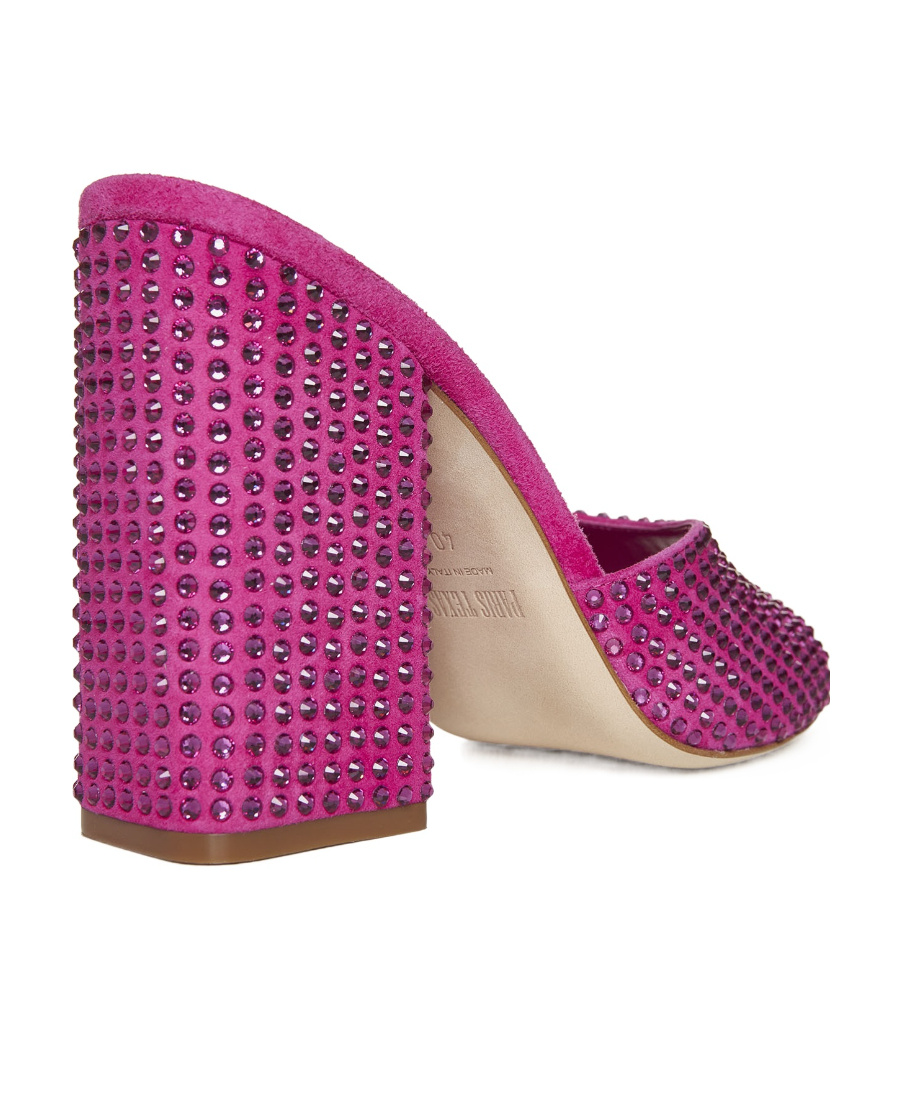Shop Paris Texas Holly Anja 105mm Mules In Pink