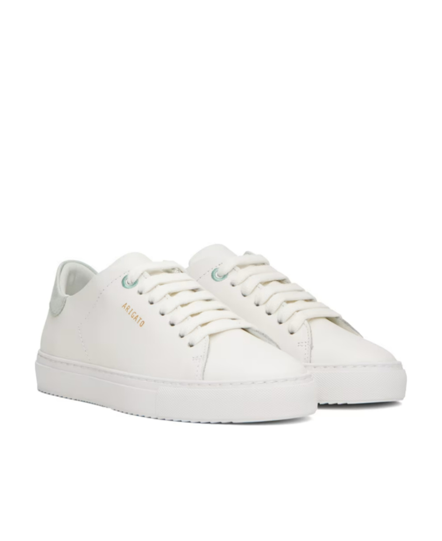 Axel Arigato Round Head Splicing Design Low-top Casual Shoes In White