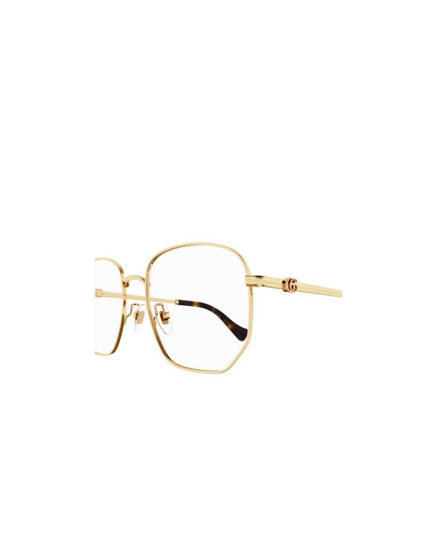 Gucci Interlocking G Square-frame Glasses In Nude