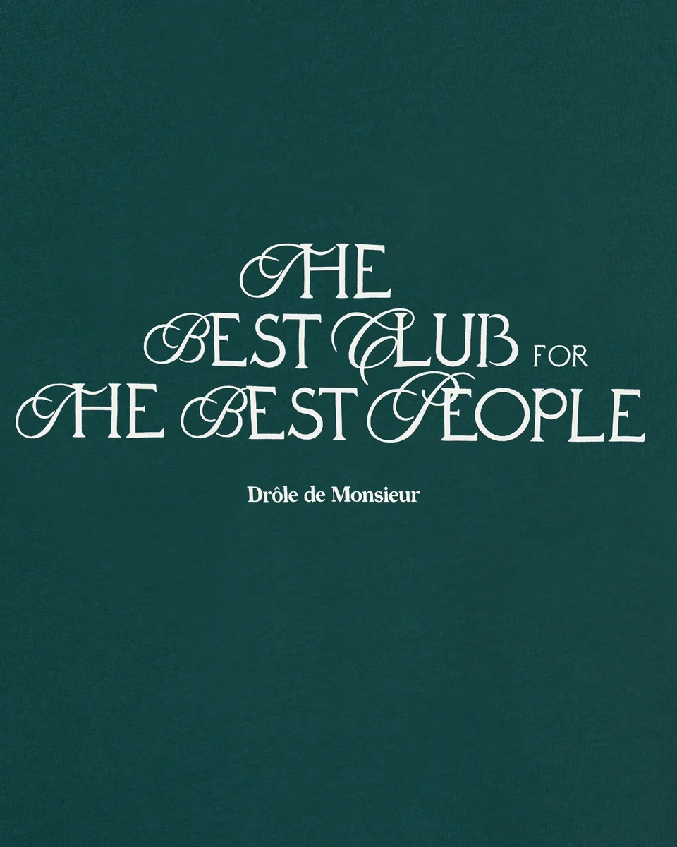 Drôle De Monsieur Logo Short-sleeved T-shirt In Green