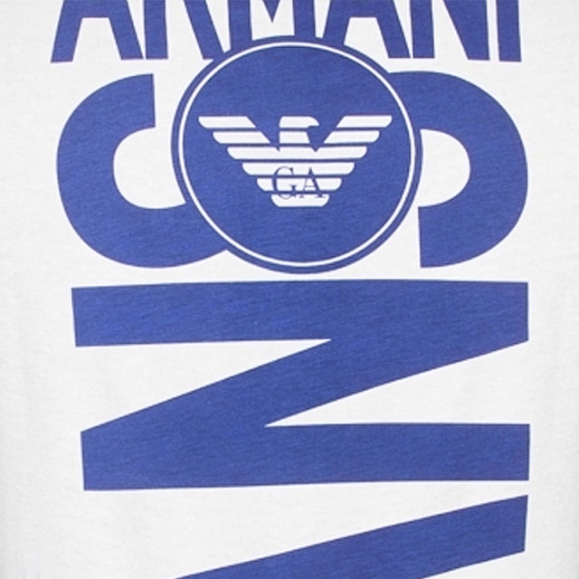 ARMANI JEANS LOGO DETAILS T-SHIRT