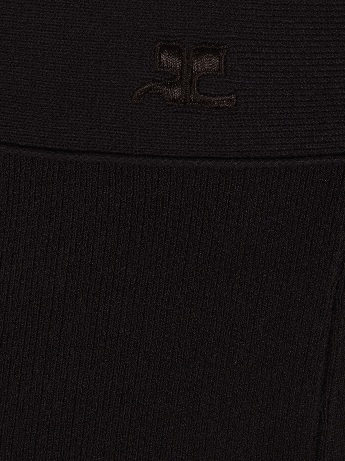 Courrèges Bootcut Interlock Pants In Black