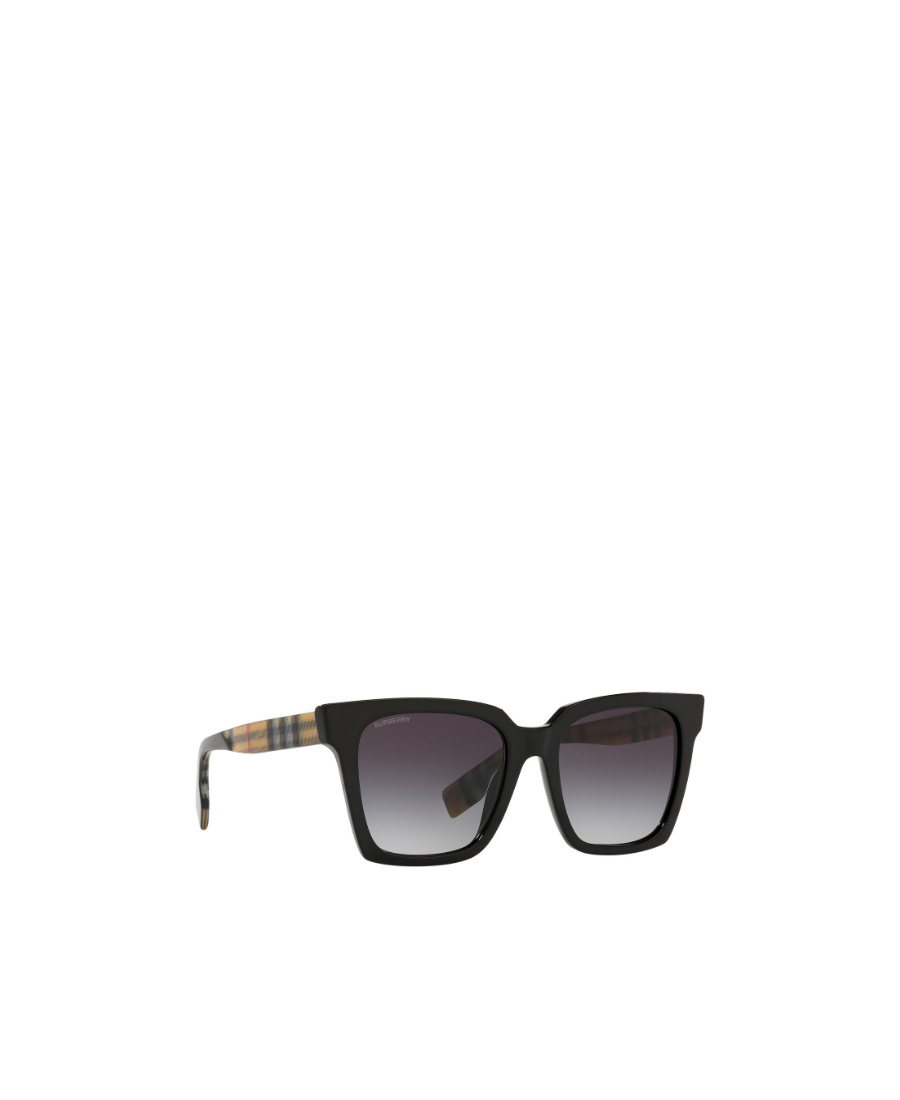 Burberry Black Acetate Sunglasses In Black