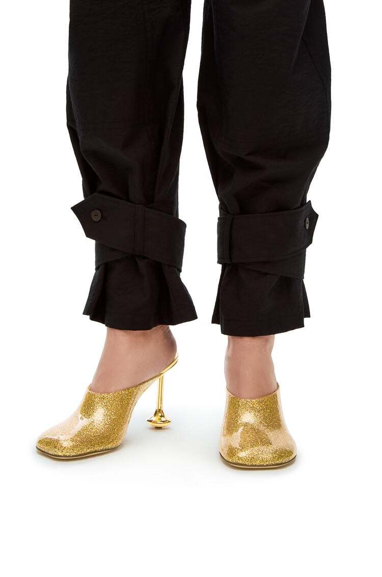 Loewe 105mm Toy Transparent Mules In Nude