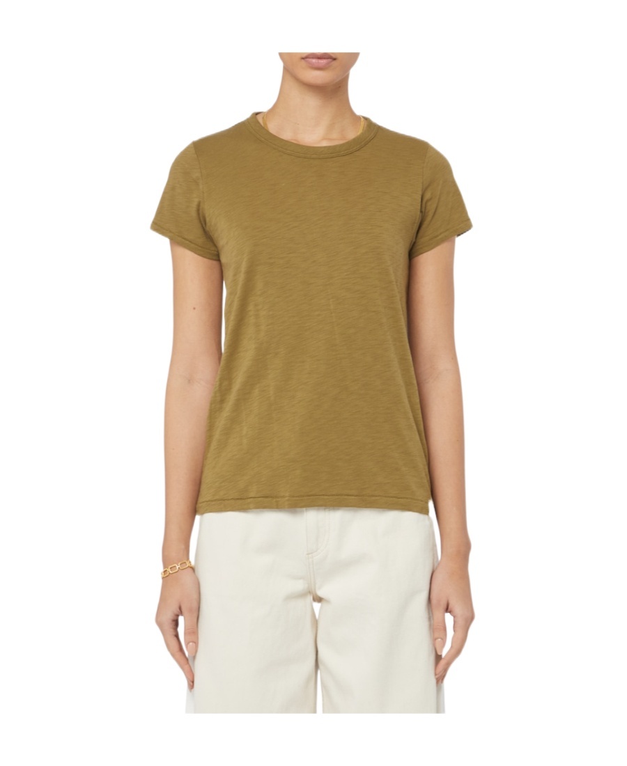 Rag & Bone Item O-neck Short-sleeved T-shirt In Brown