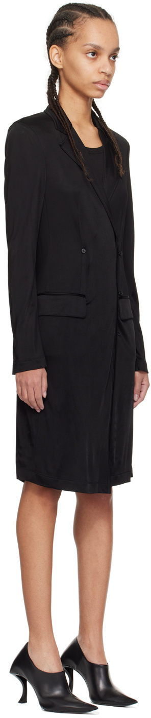Helmut Lang Fluid Classic Long Cardigan In Black