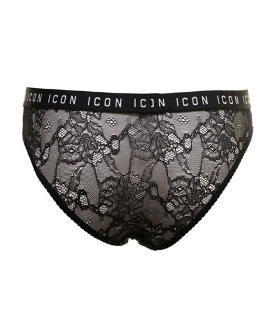 Dsquared2 Logo Printed Underwear In Black