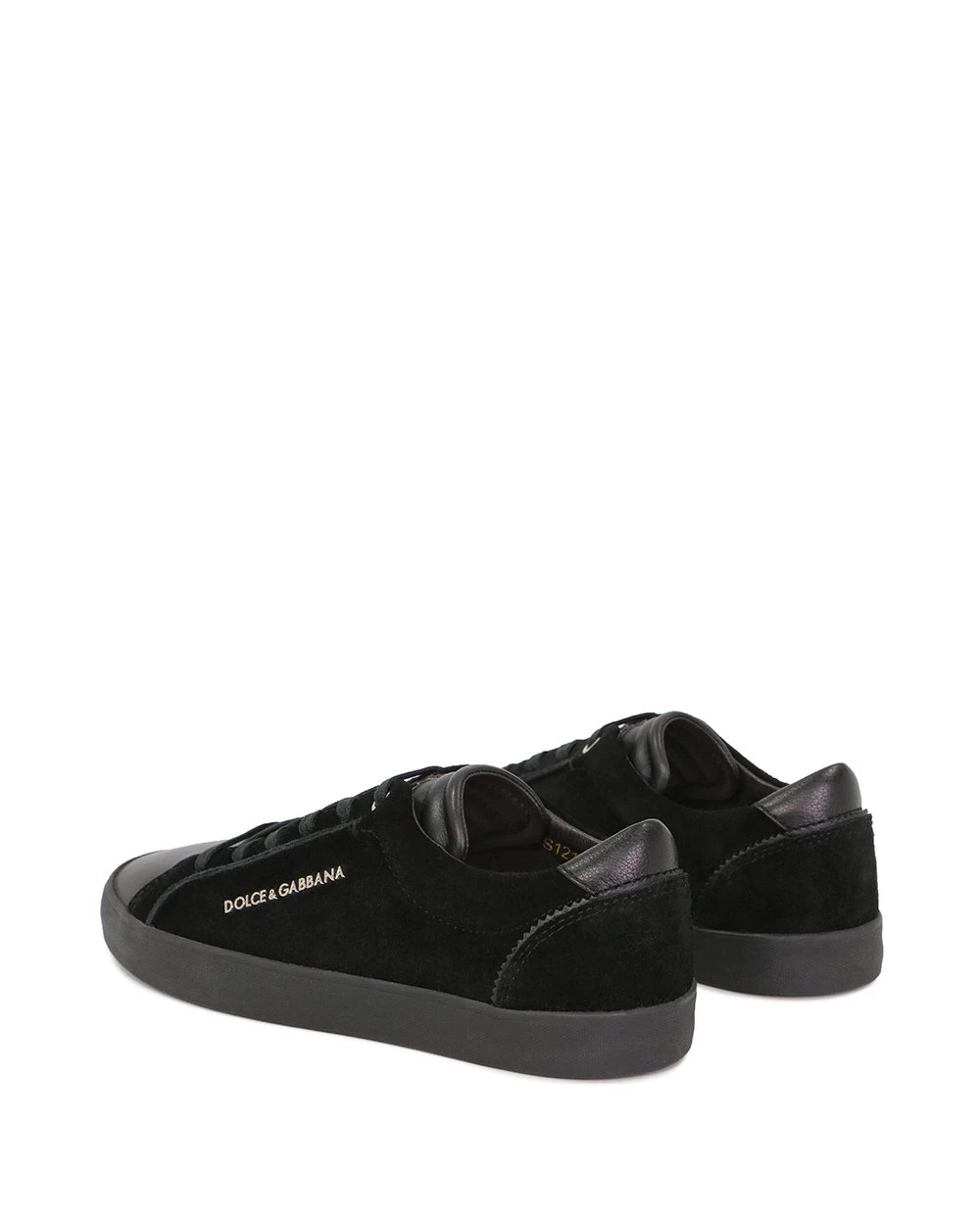 Dolce & Gabbana Strap-up Casual Sneakers In Black