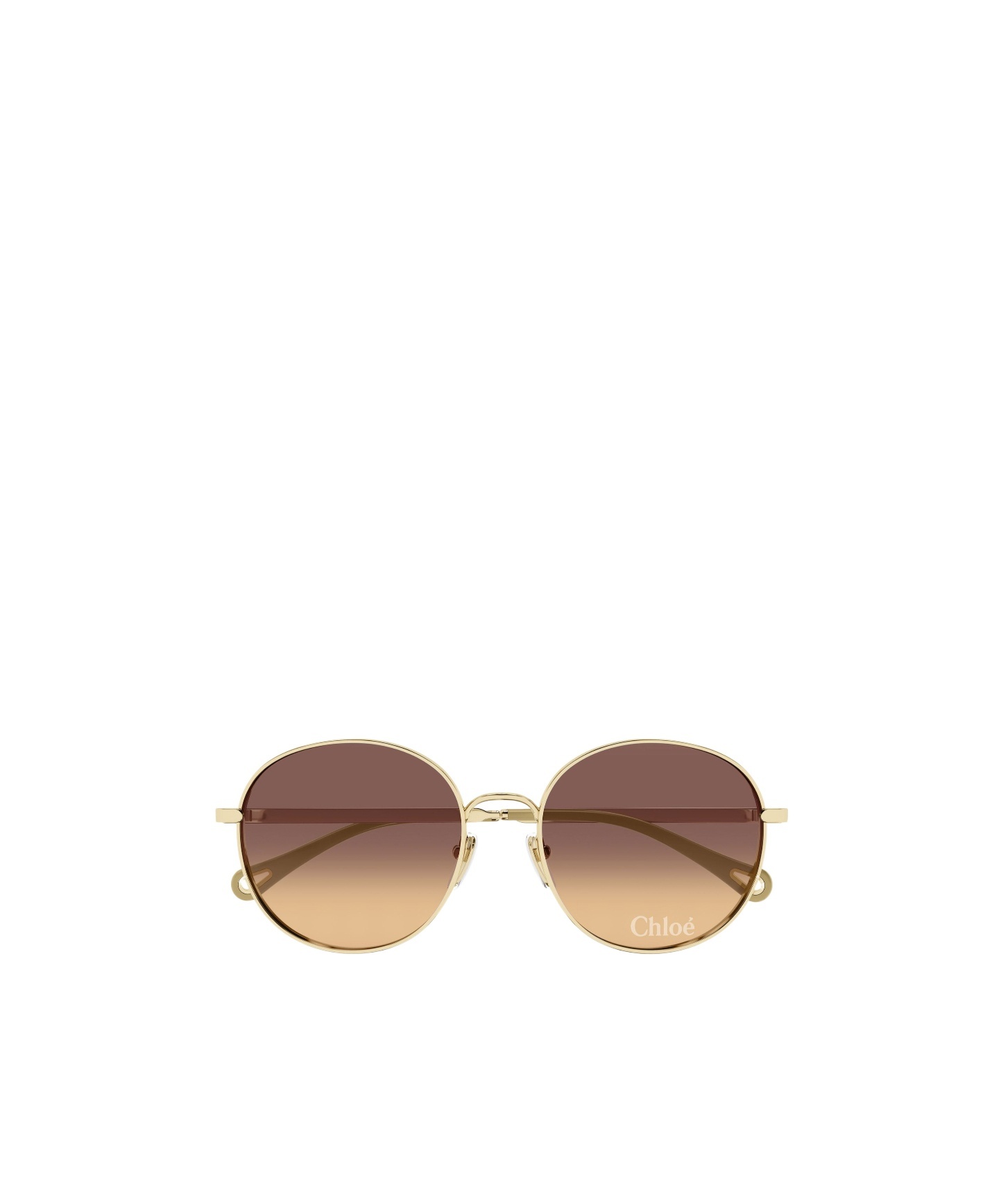 Chloé Ch0326s Round Frame Sunglasses In Brown