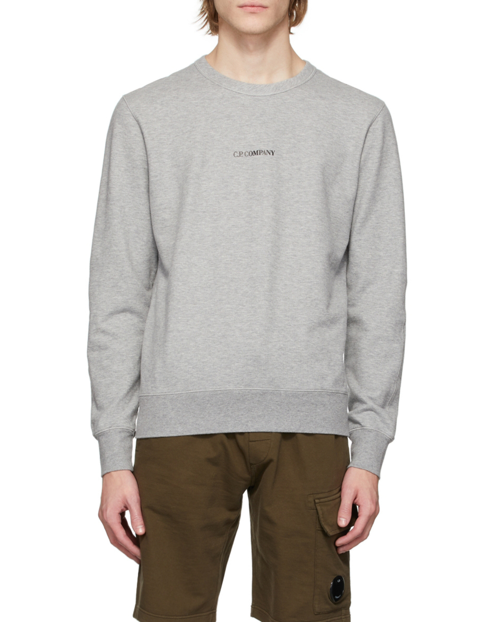 C.p. Company C. P. Company Man T-shirt Light Grey Size M Cotton In Gray