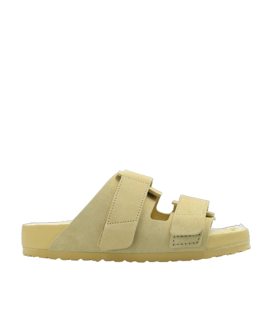 Birkenstock X Tekla Uji Suede Sandals In Nude