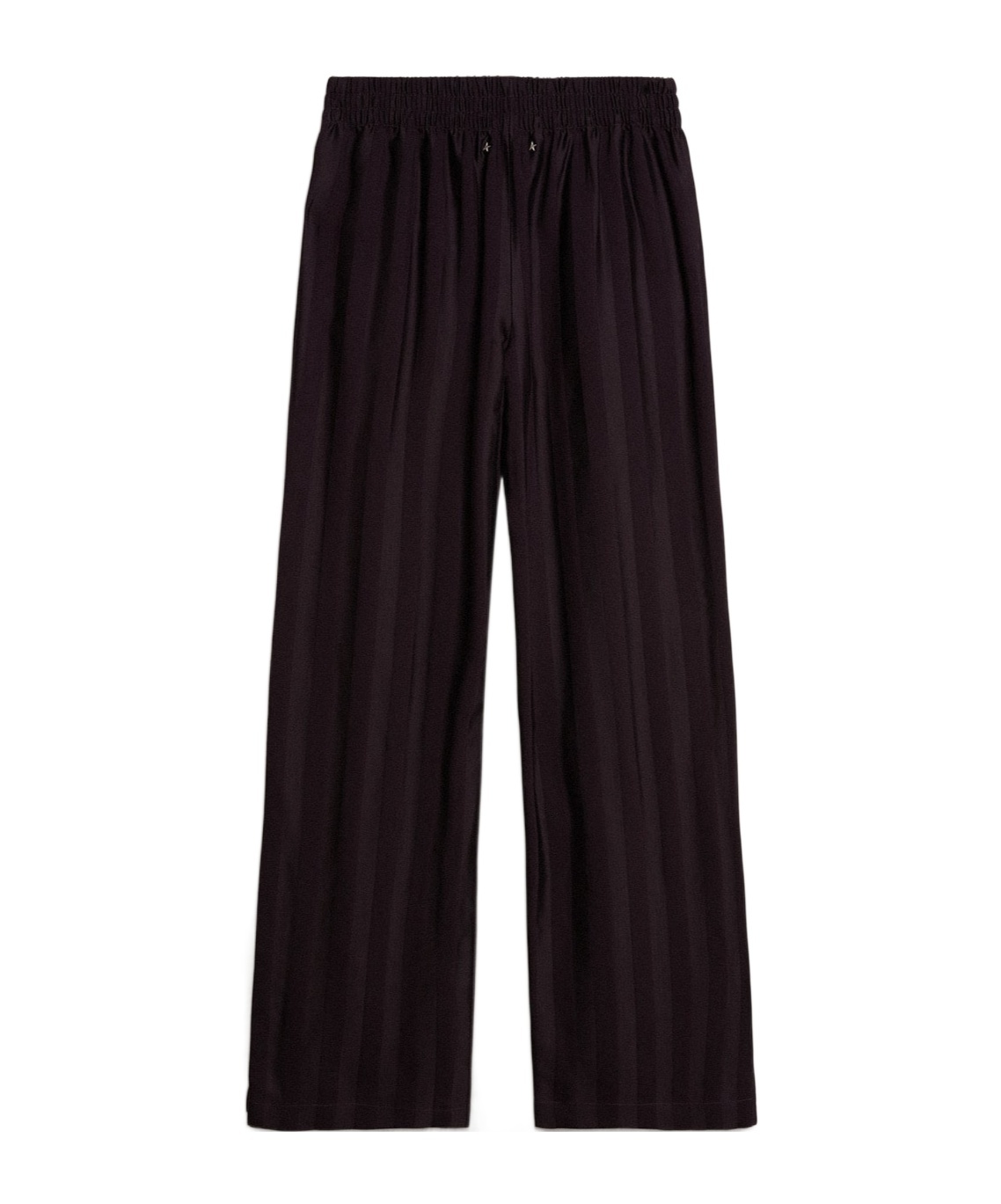 Golden Goose Elastic Waist Casual Pants In Black