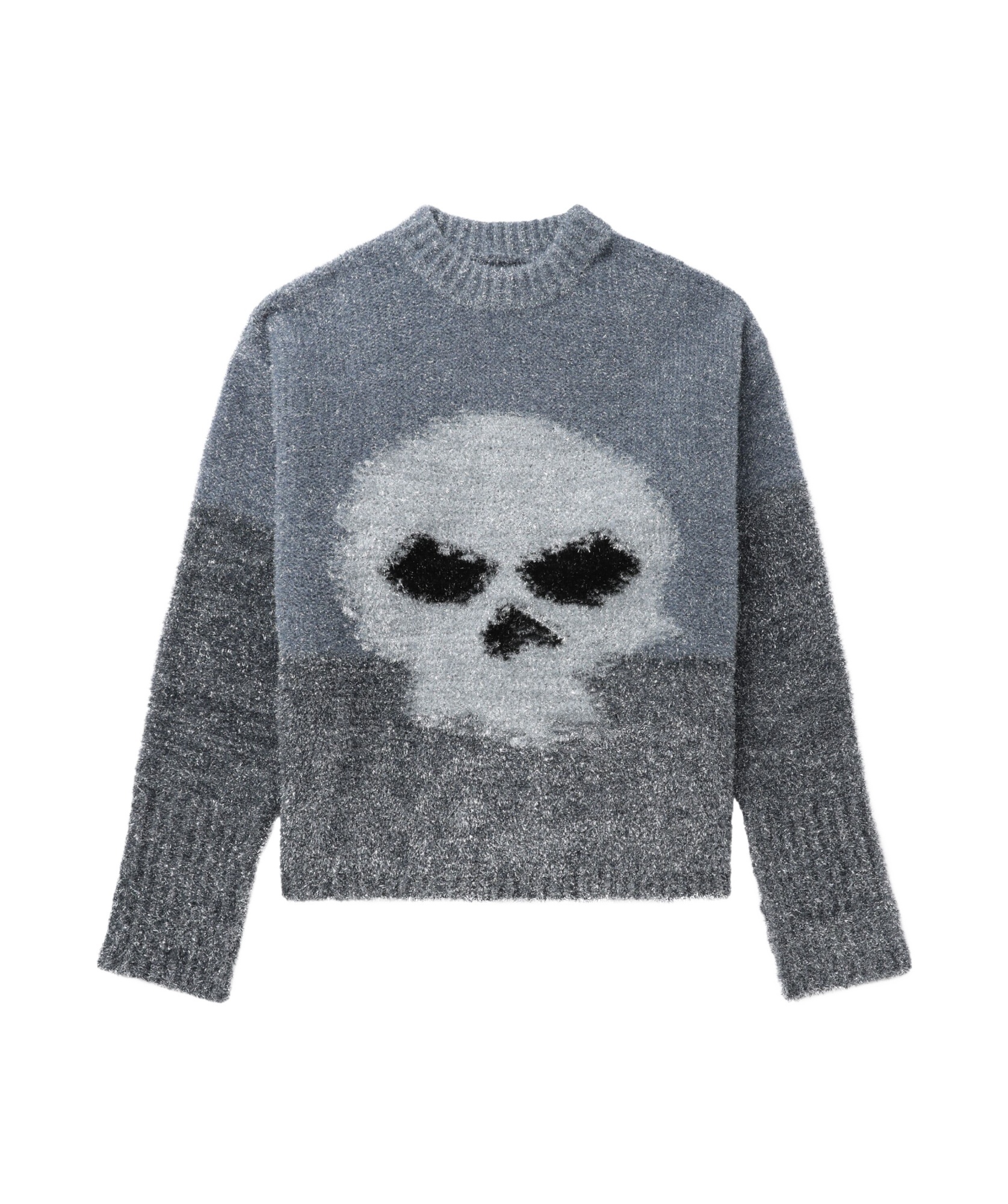 Erl Intarsia Sweater In Gray