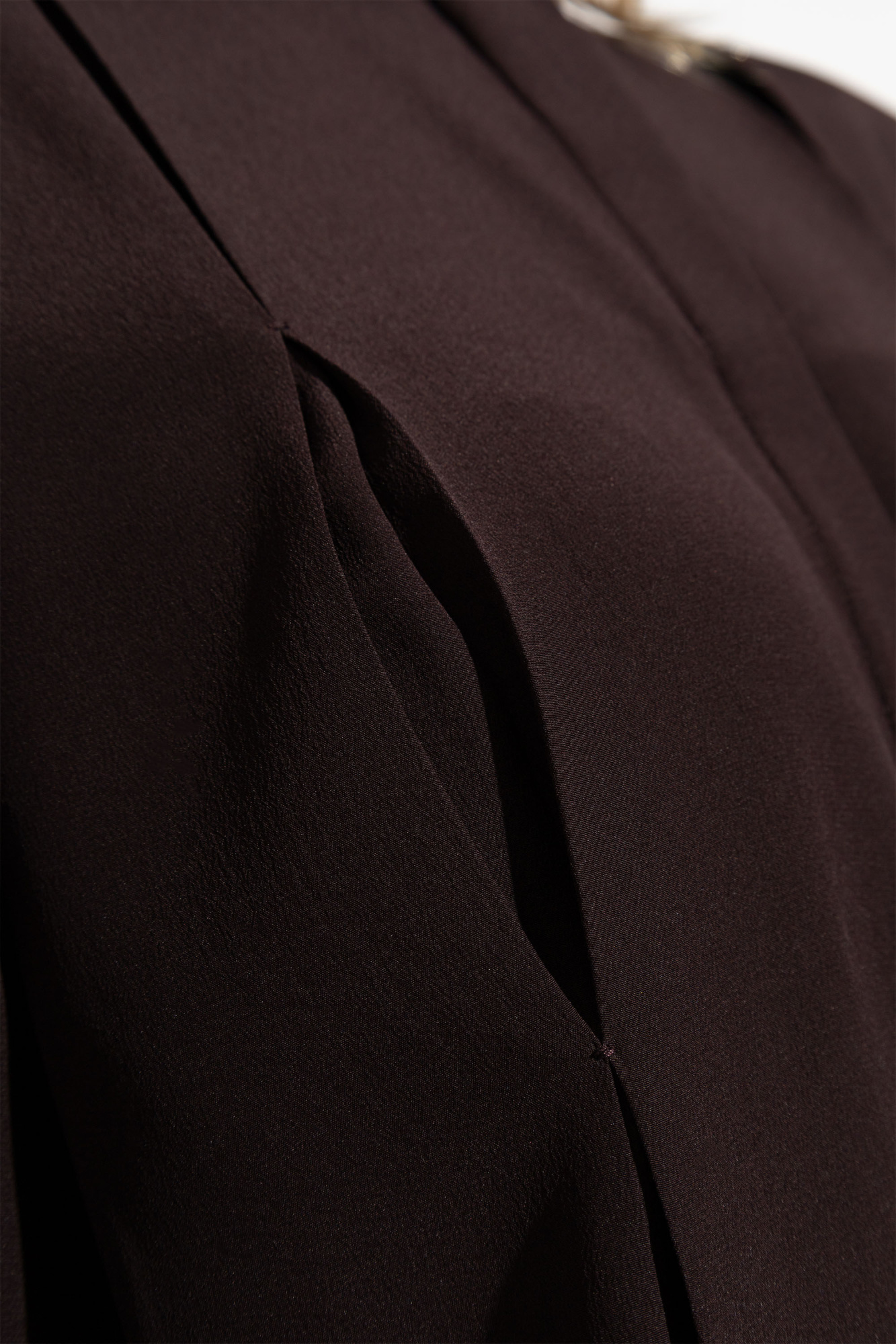 Victoria Beckham Soft Finish Blouse In Black
