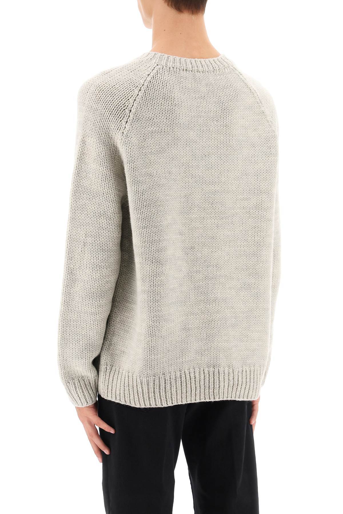 DSQUARED2 INTARSIA-KNIT LOGO WOOL JUMPER