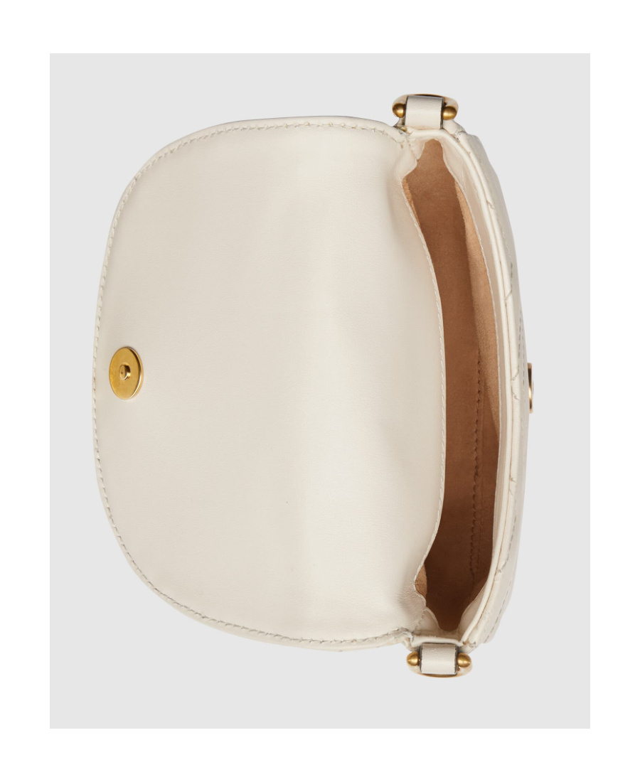 Shop Gucci Double G Quilted Belt Bag In Black