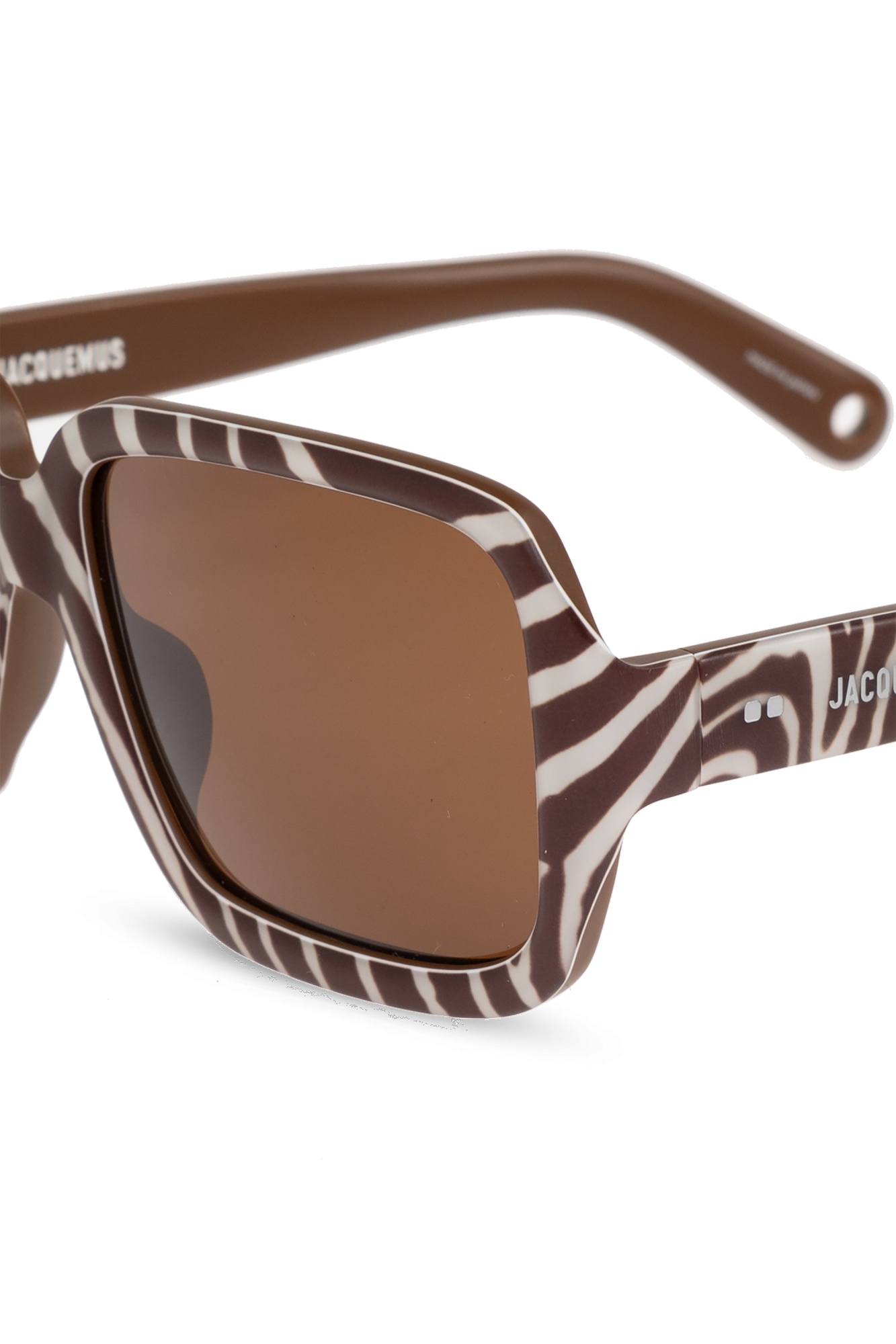 Jacquemus Cabana Square Sunglasses In Brown