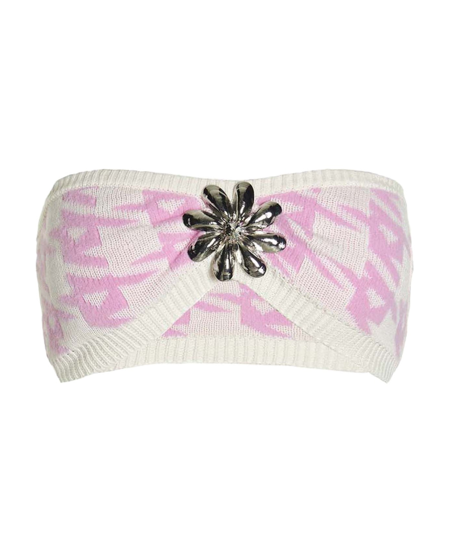 Area Pink Mussel Flower Camisole In Multicolor