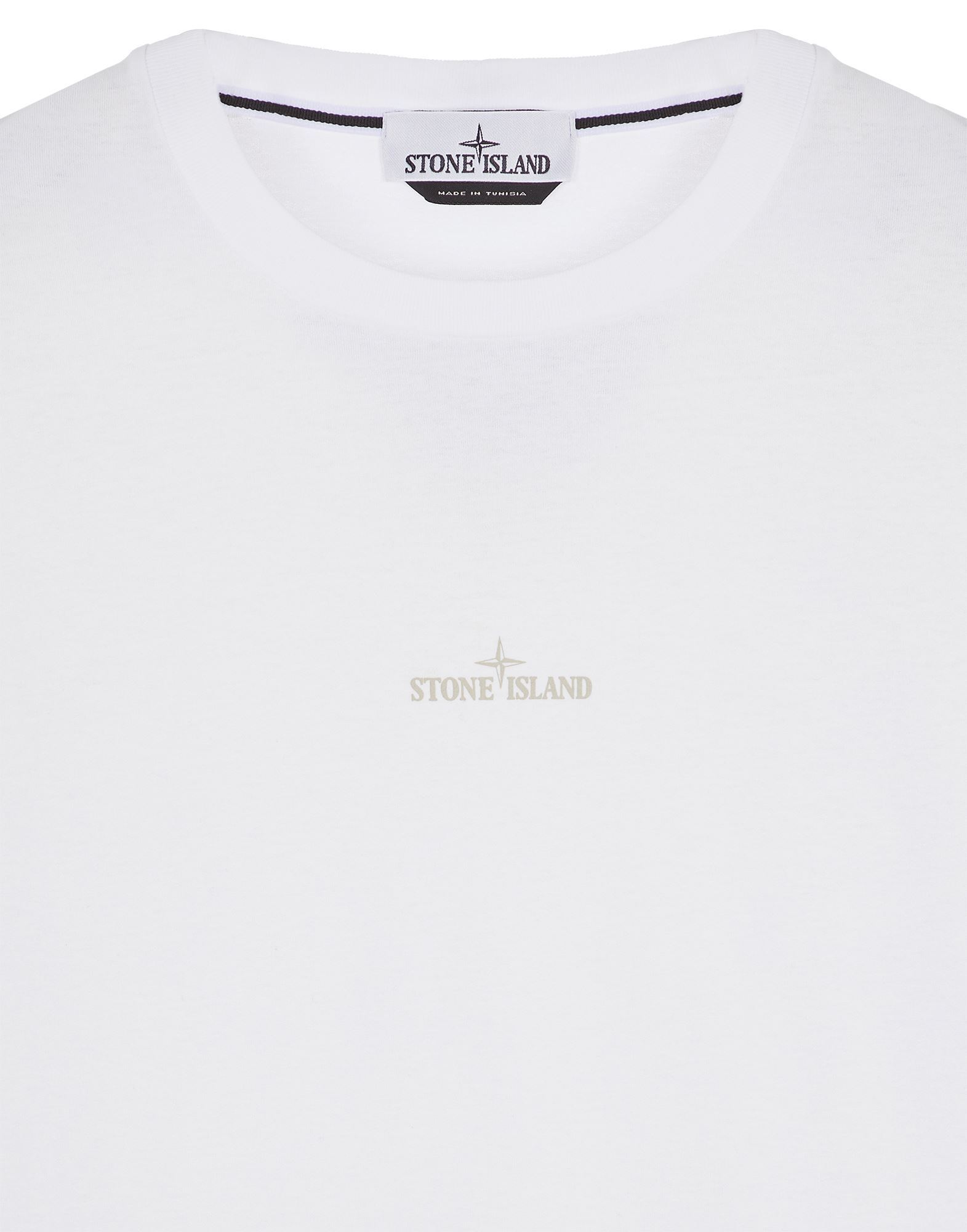 Stone Island Archivio Print Logo T-shirt In White