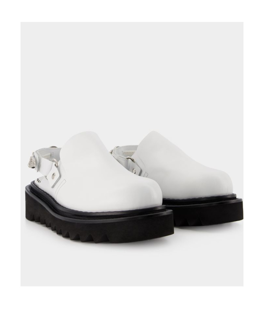Toga Aj1239 Mules - White - Leather In White
