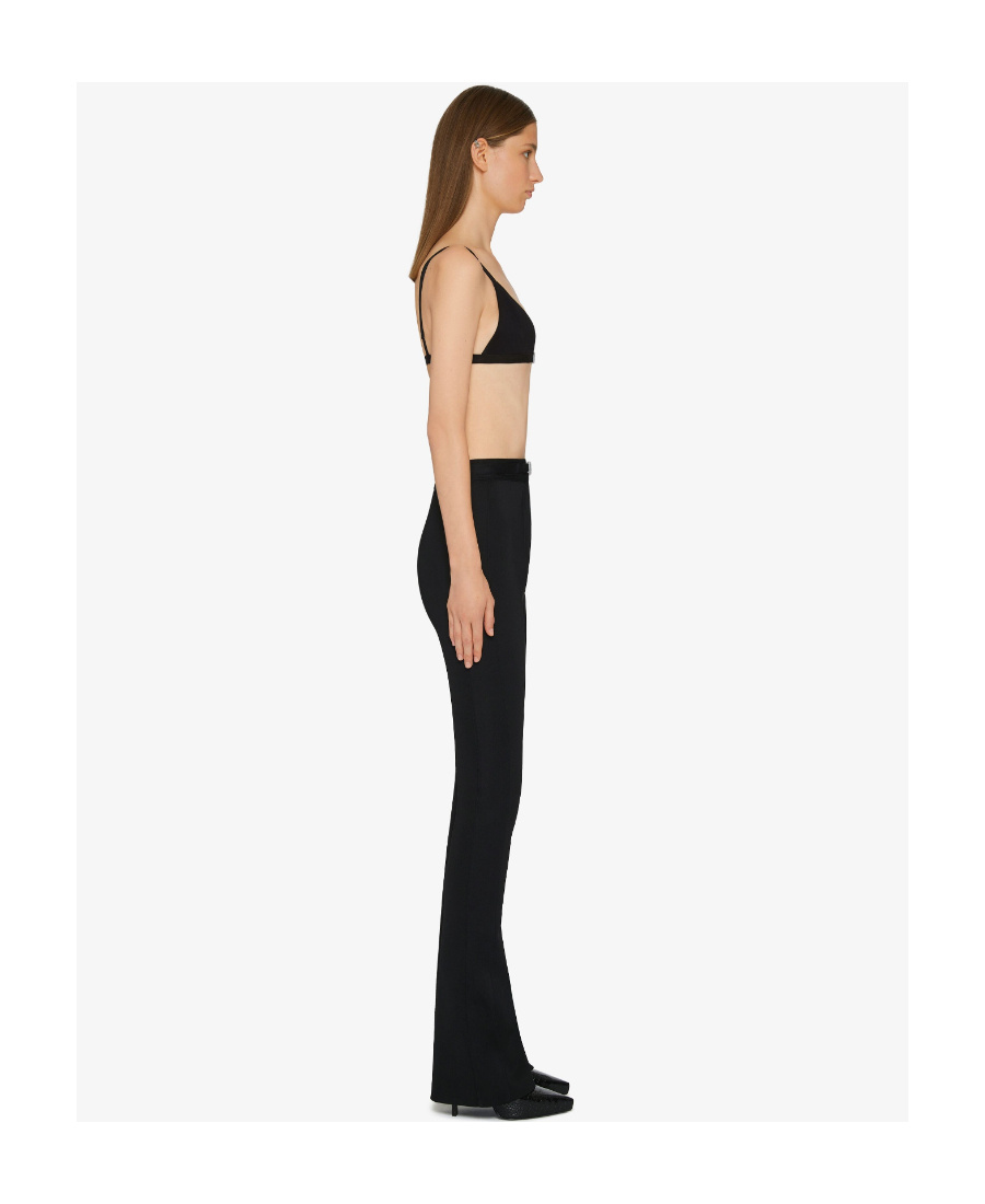 Givenchy 4g Buckle Knitted Bra In Black