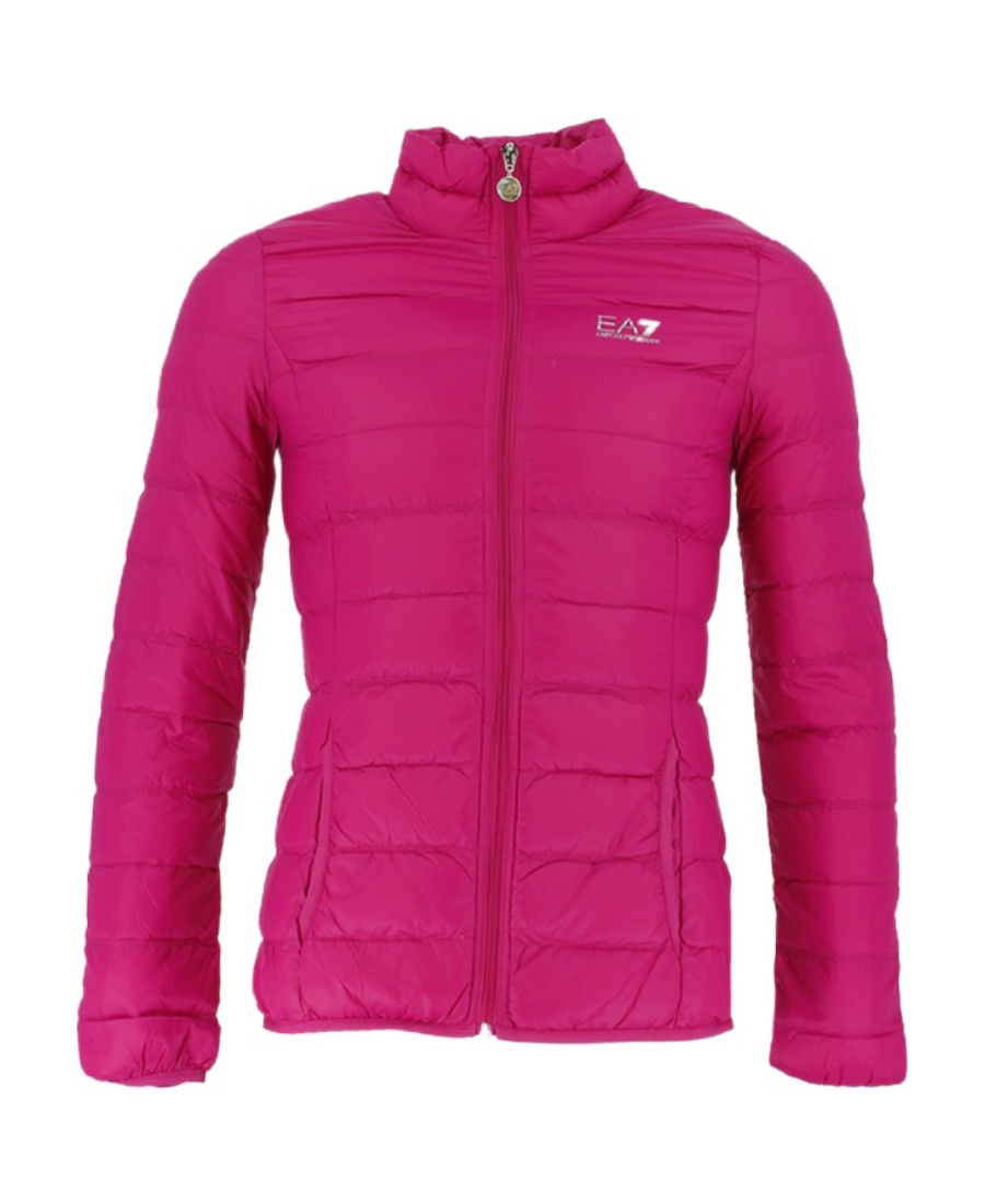 EA7 LOGO QUILTED DOWN JACKET 