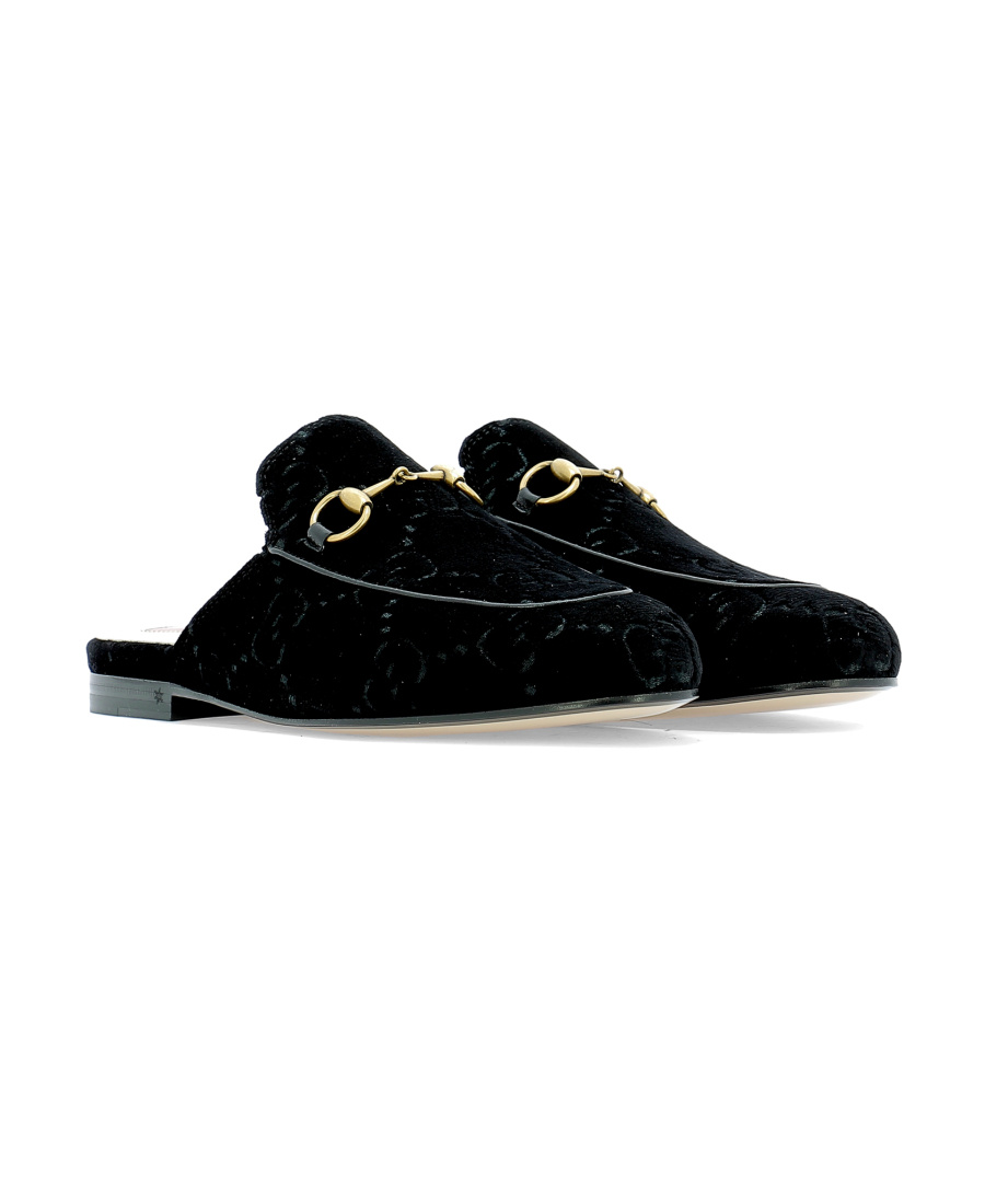 Gucci Princetown Muller Shoes In Black