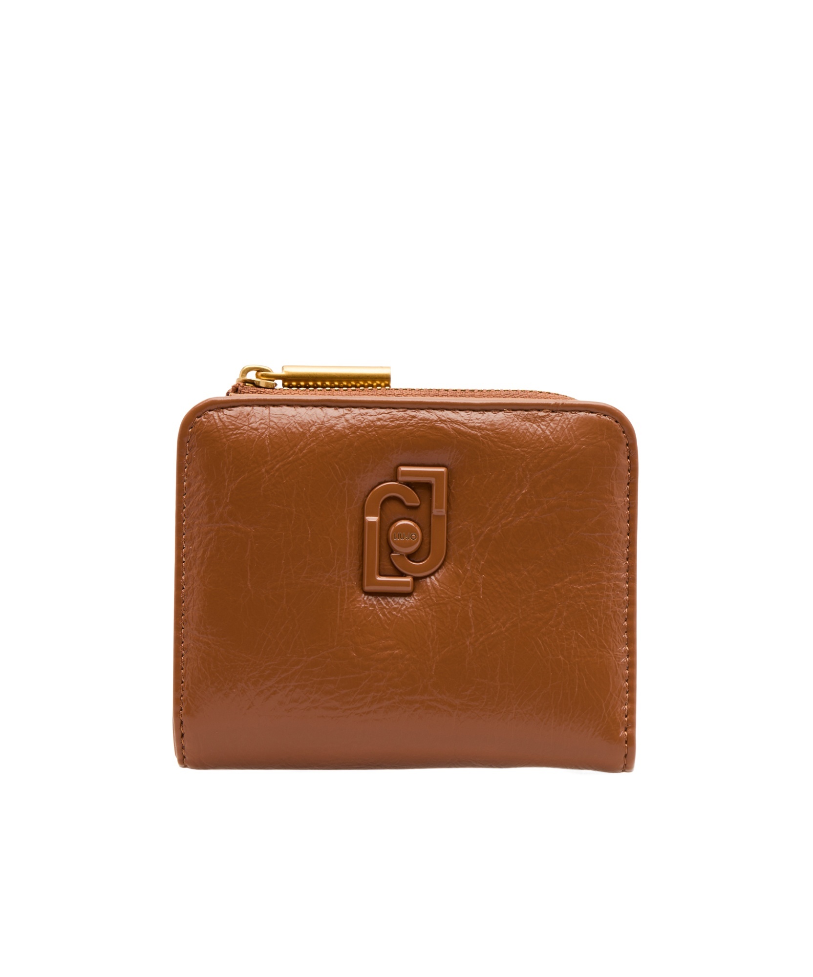 Liu •jo Logo Wallet In Brown