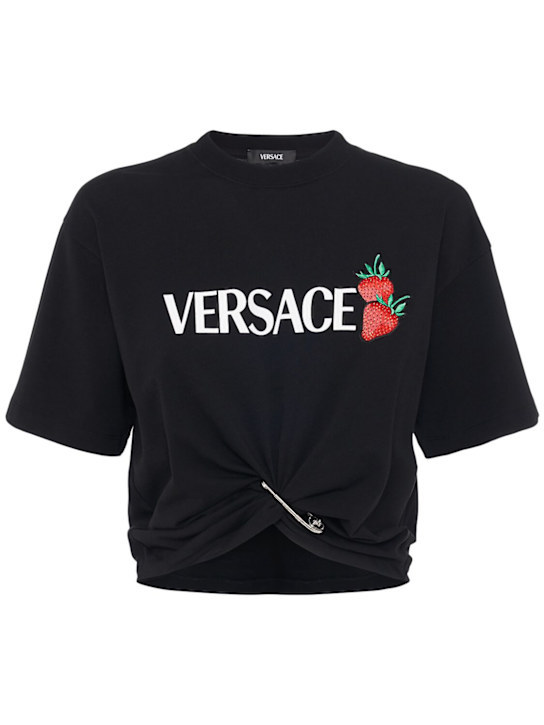Versace Round Collar Short T-shirt