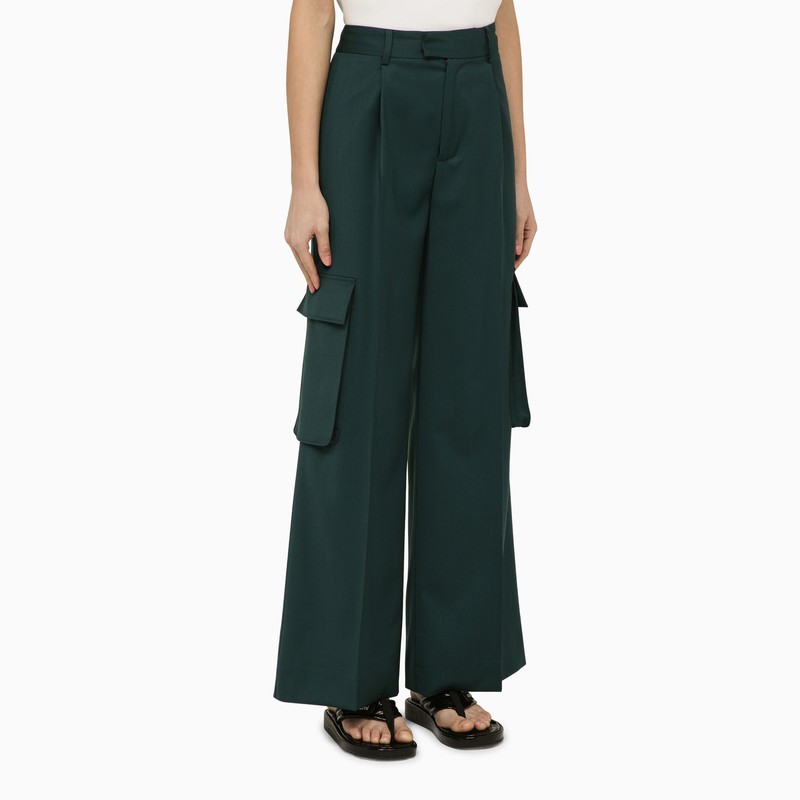 Amiri Pleated Wide-legged Casual Pants