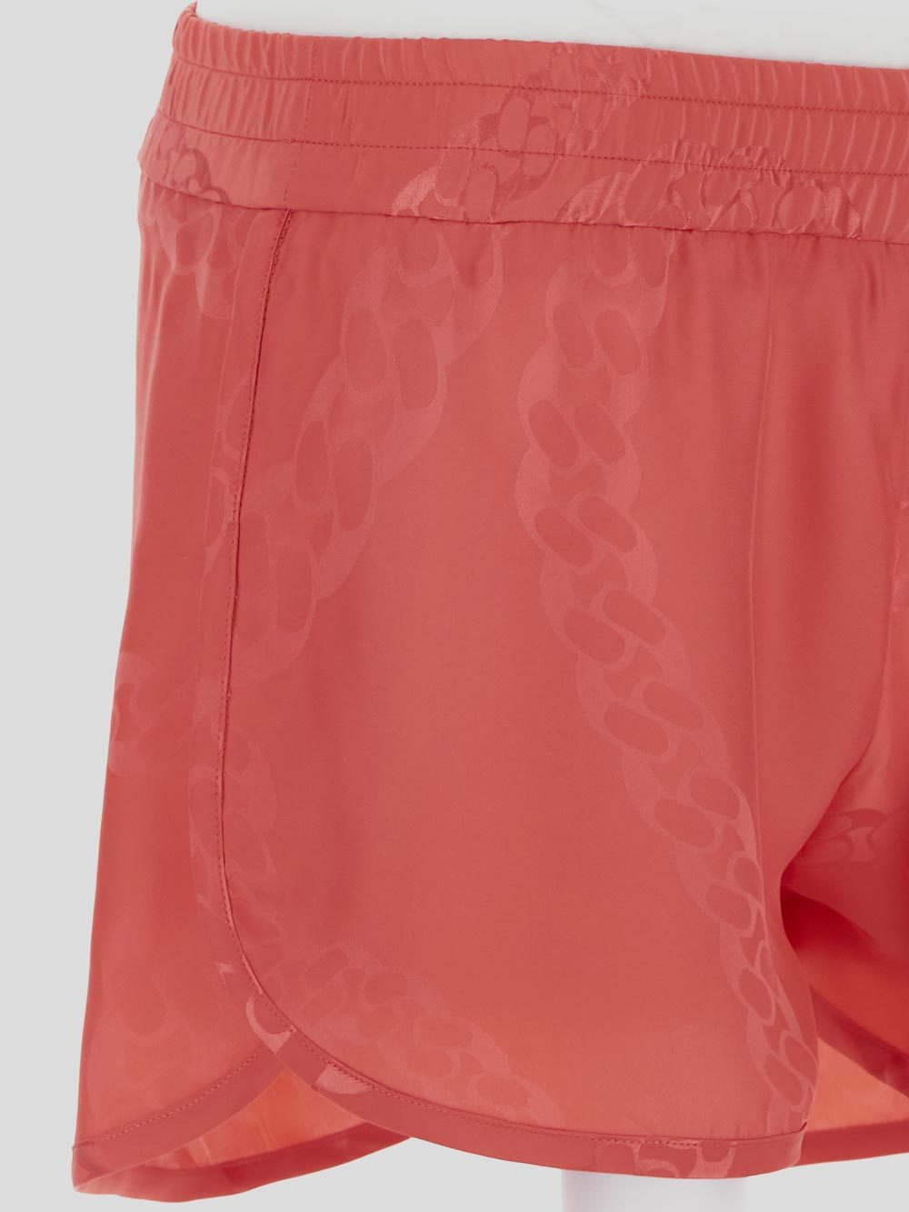 Stella Mccartney Print Silk Shorts In Red