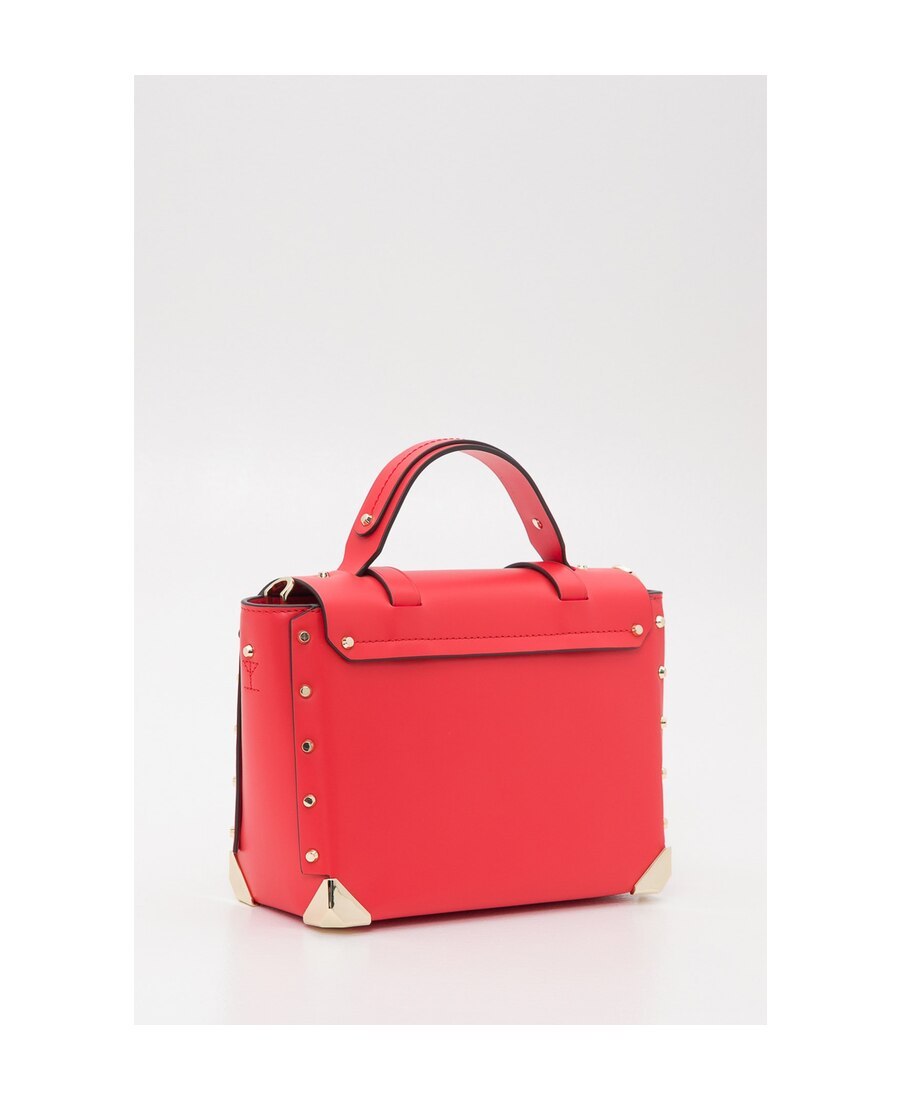 Shop Michael Michael Kors Logo Handbag In Red
