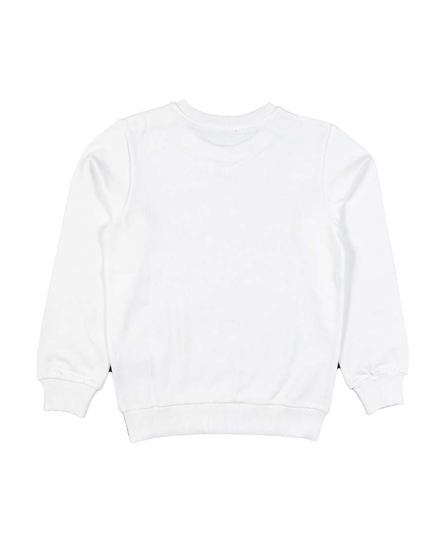 Balmain Logo-print Sweatshirt In White