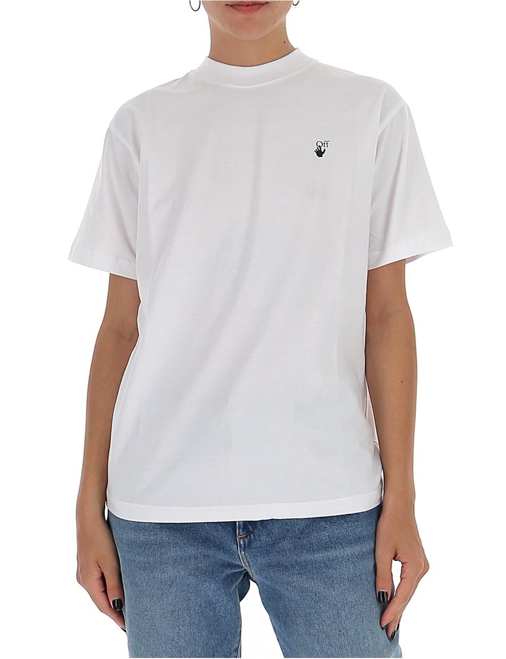 Off-white Flock Arrows Short-sleeve T-shirt In White