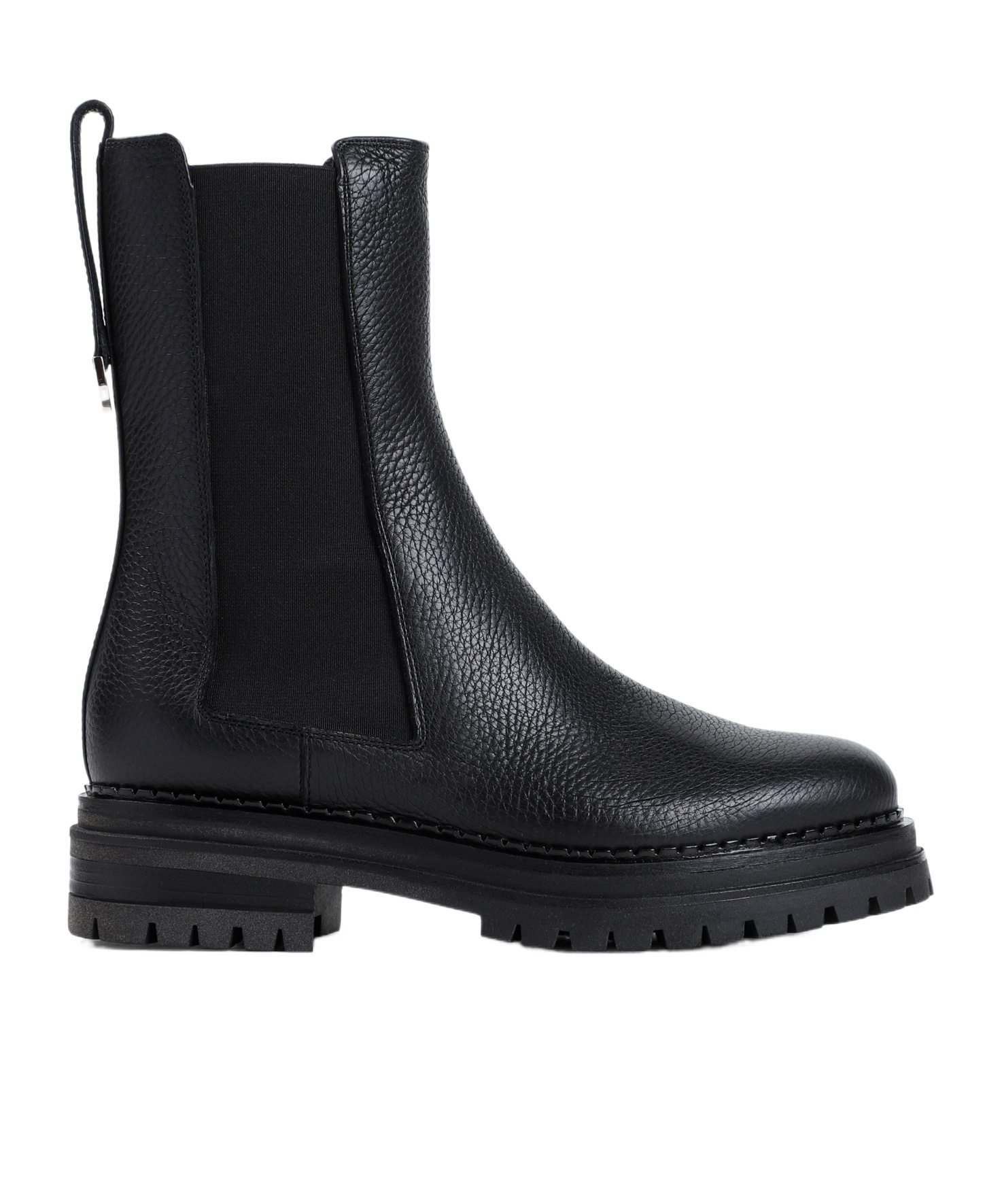 Shop Sergio Rossi Round-head Short Boots In Black