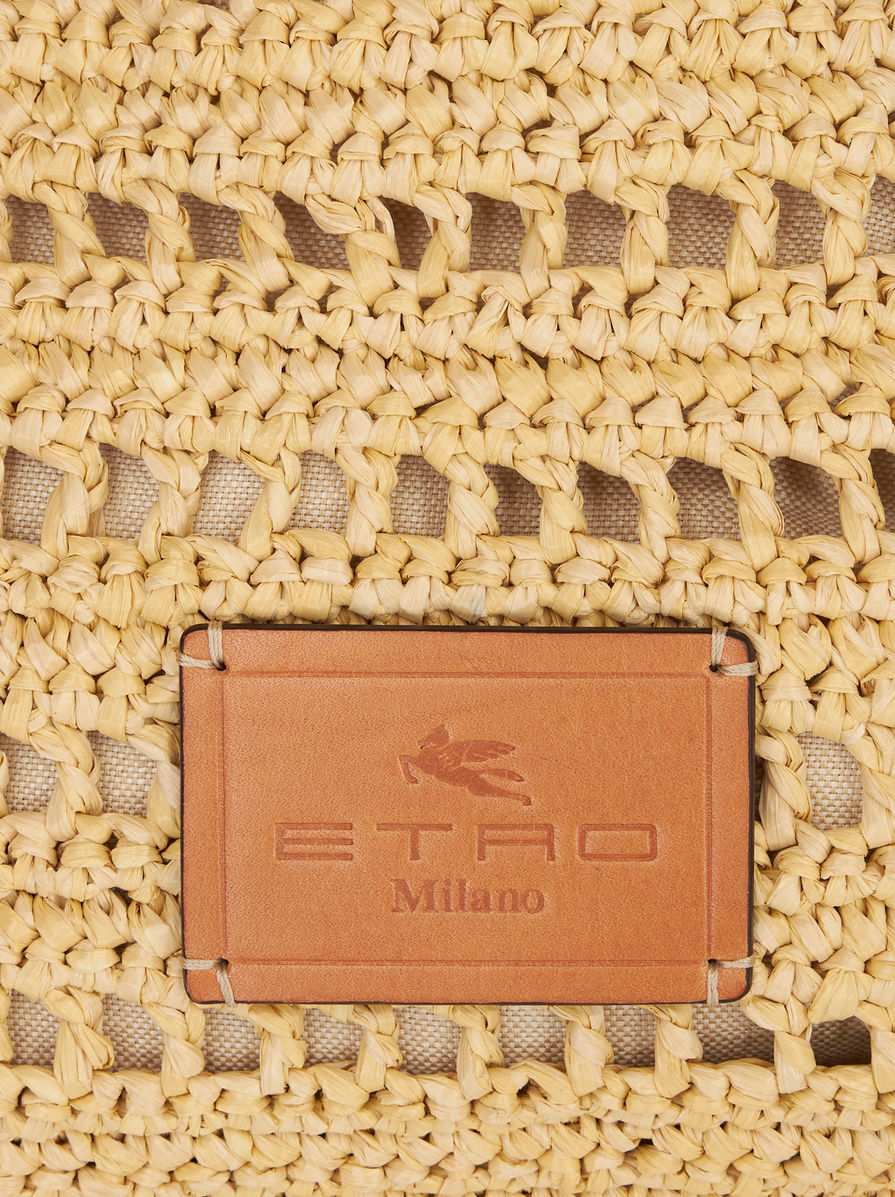 Etro Braided-detail Crossbody Bag In Nude