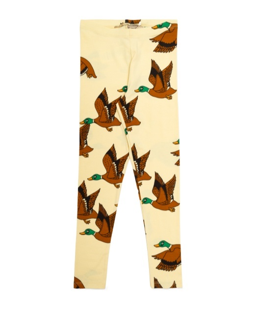 MINI RODINI ALL-OVER DUCK-PRINT LEGGINGS