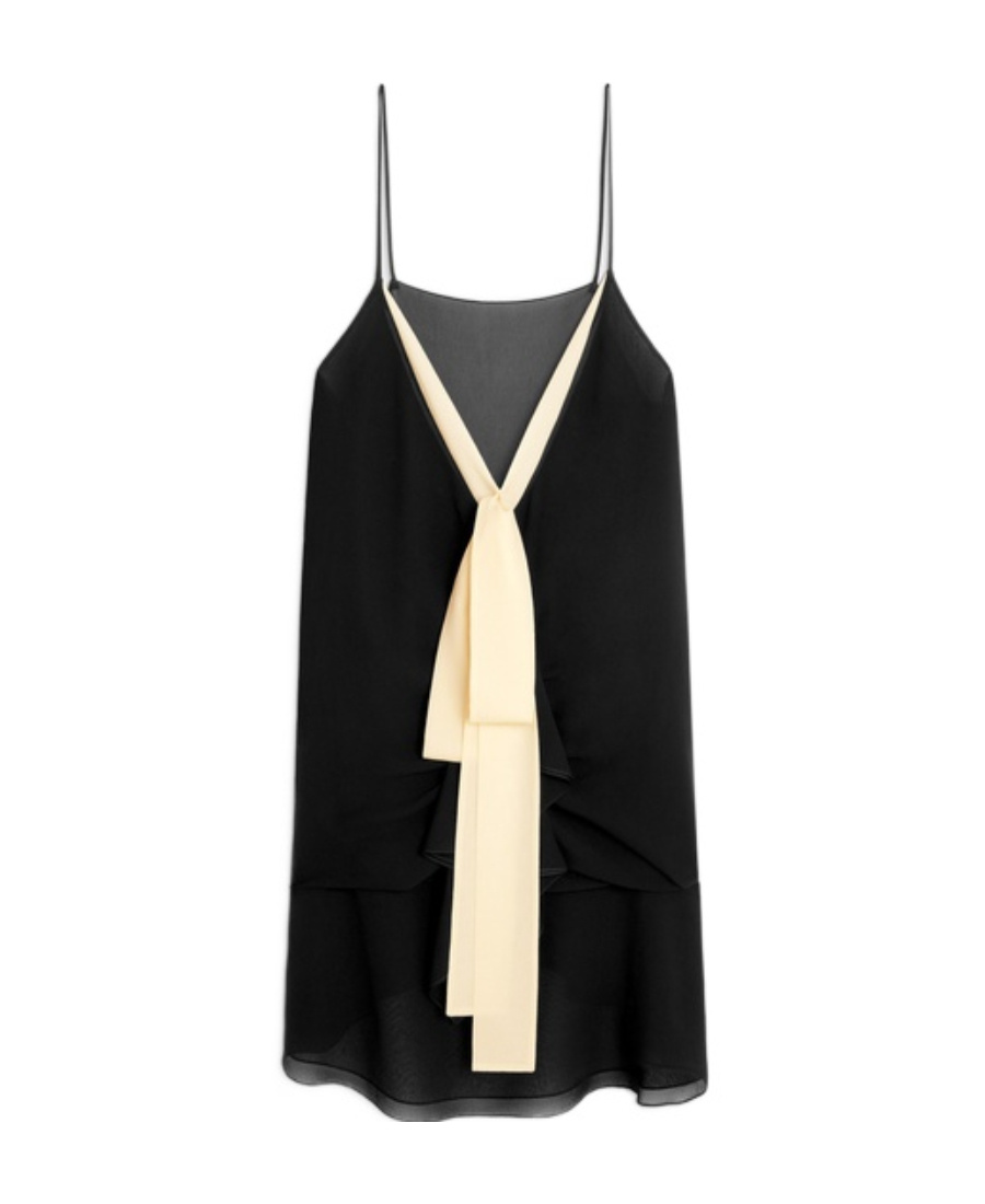 Celine Sling Dress In Black