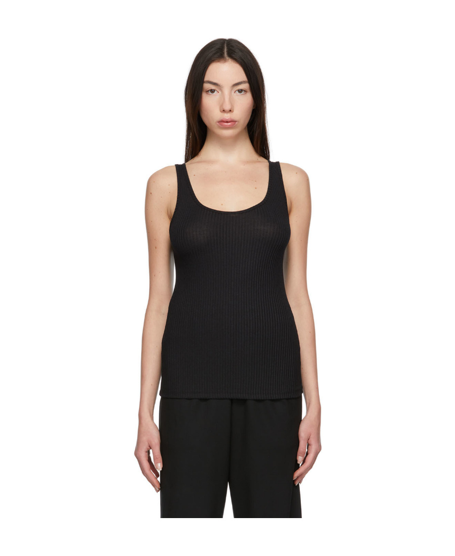 6397 Tank Top In Maglia In Black
