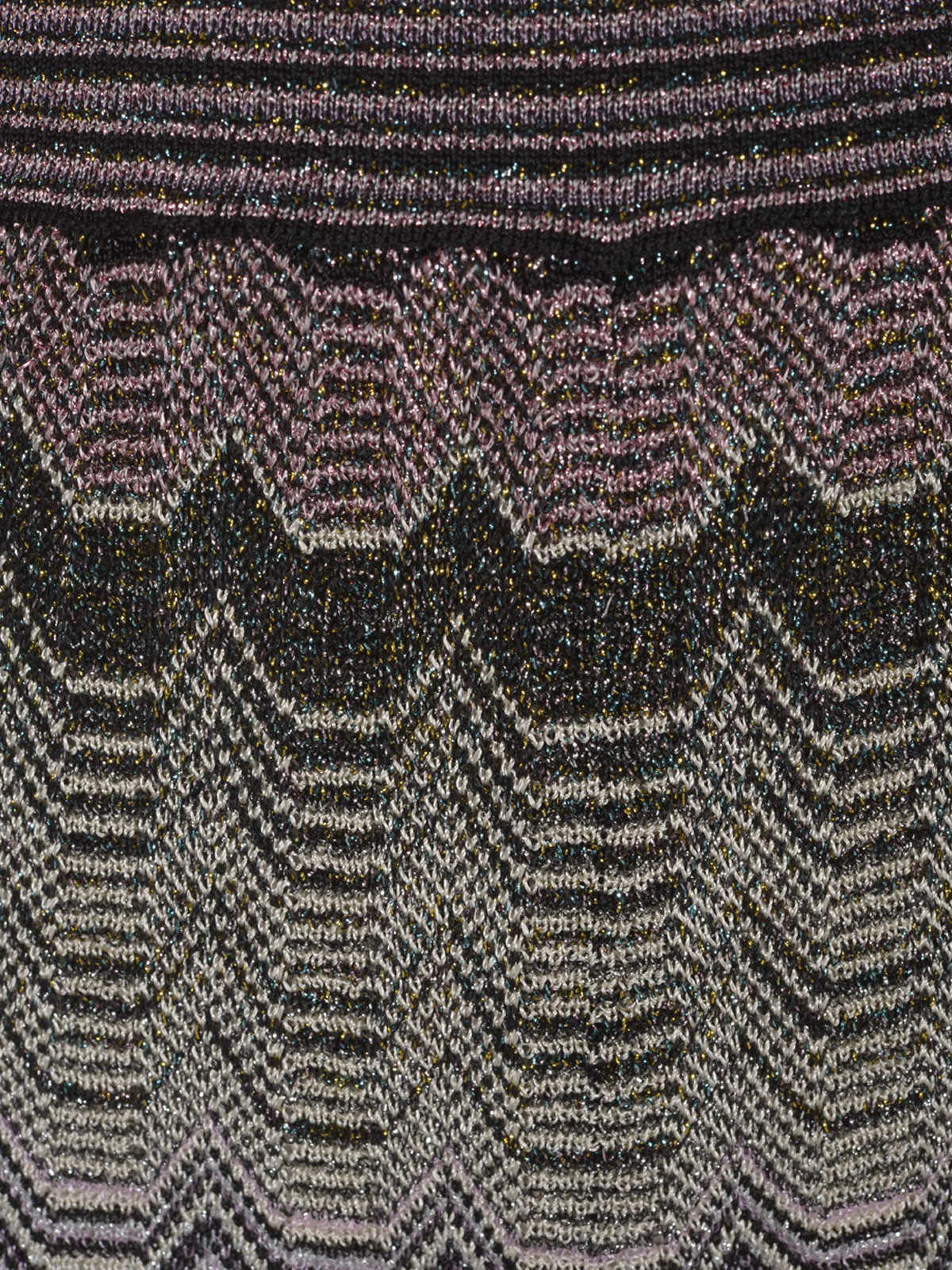 Missoni Multicolour Zigzag Trousers In Gray