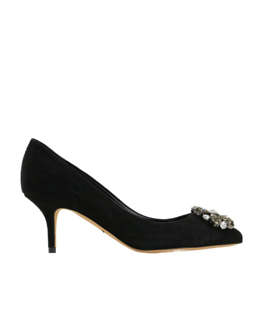 Dolce & Gabbana Logo High Heels In Black