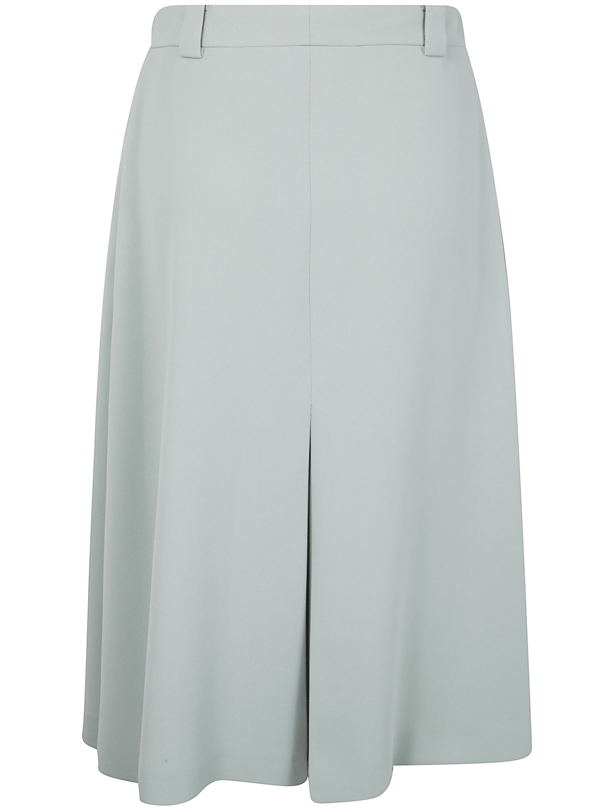 N°21 Crepe Sable Midi Skirt Clothing In Gray